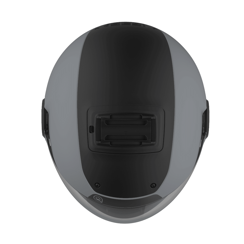 Cookie G35 skydiving helmet gray with black top
