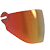 Cookie G35 skydiving helmet orange visor