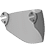Cookie G35 skydiving helmet white tinted visor