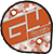 Cookie G4 skydiving helmet orange camo side plate