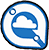 Cookie G4 skydiving helmet blue loop side plate
