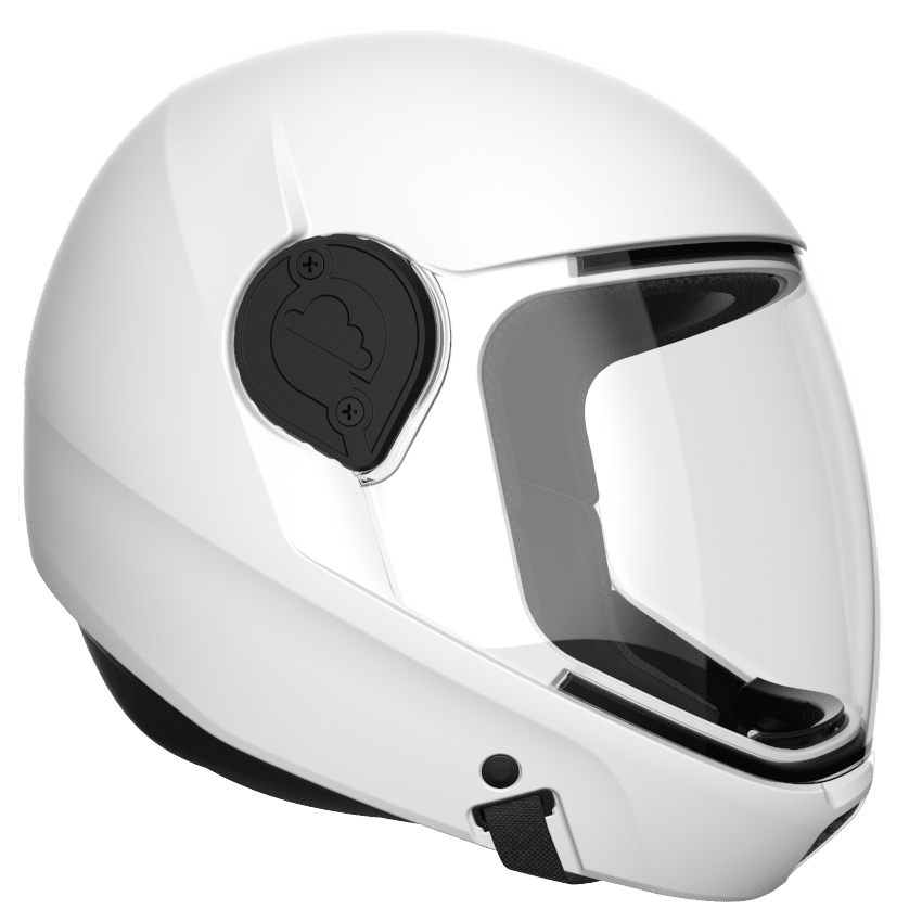 Cookie G4 skydiving helmet white