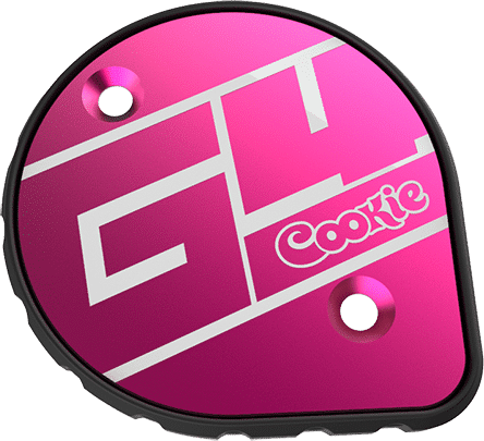 Cookie G4 skydiving helmet pink side plate