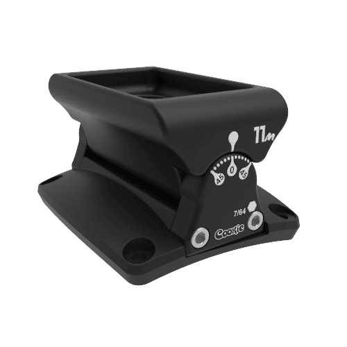 Cookie Fuel skydiving helmet roller mount