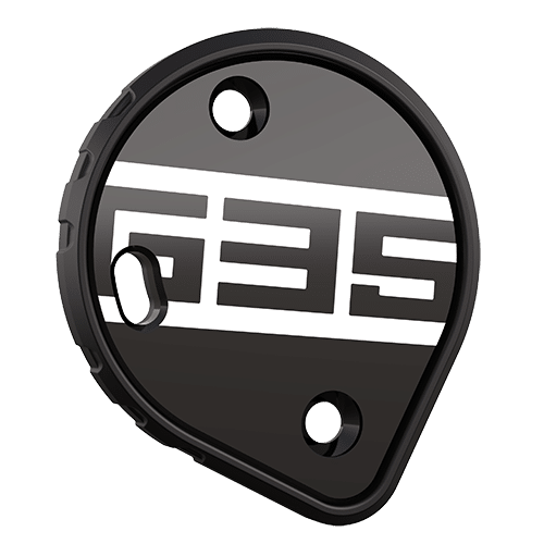 Cookie G35 skydiving helmet side plate black