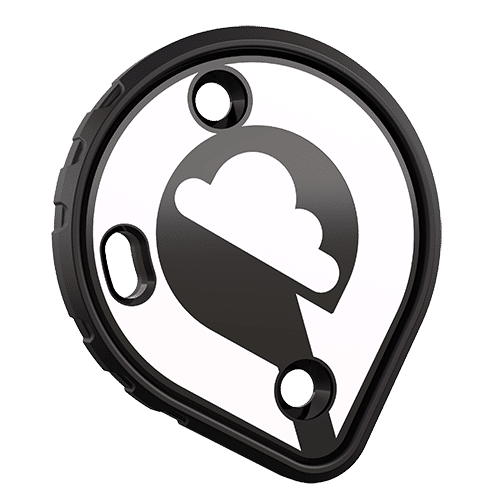Cookie G35 skydiving helmet side plate black loop