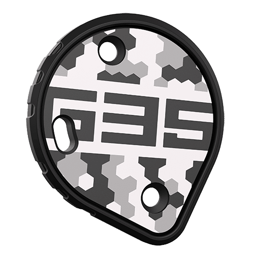 Cookie G35 skydiving helmet side plate black camo
