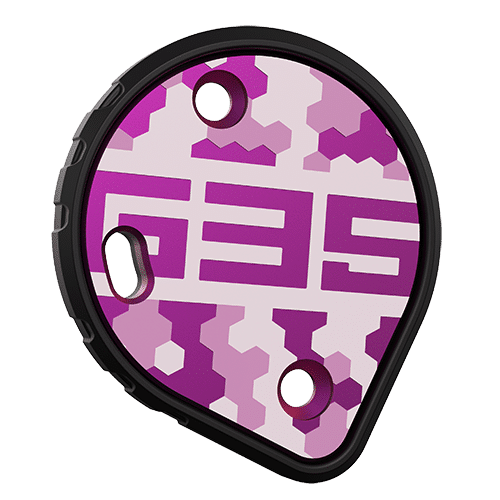 Cookie G35 skydiving helmet side plate purple camo