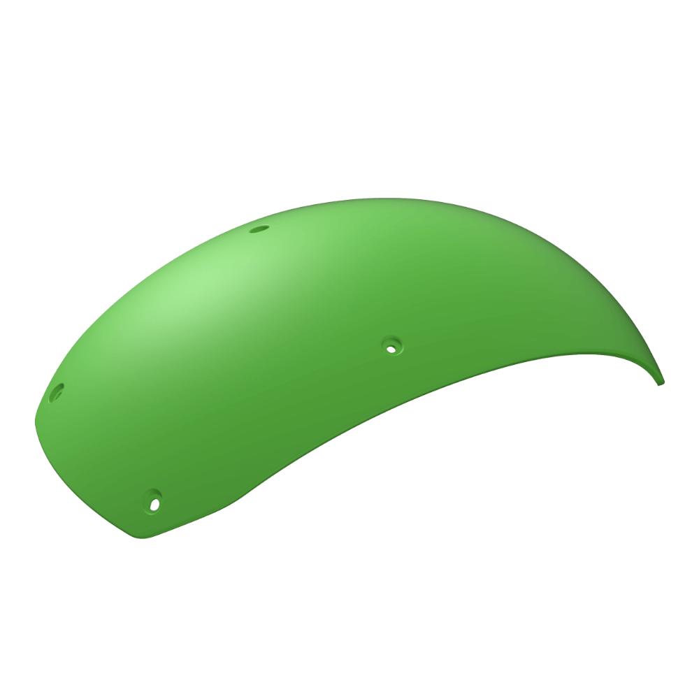 Cookie G35 skydiving helmet standard top in lime