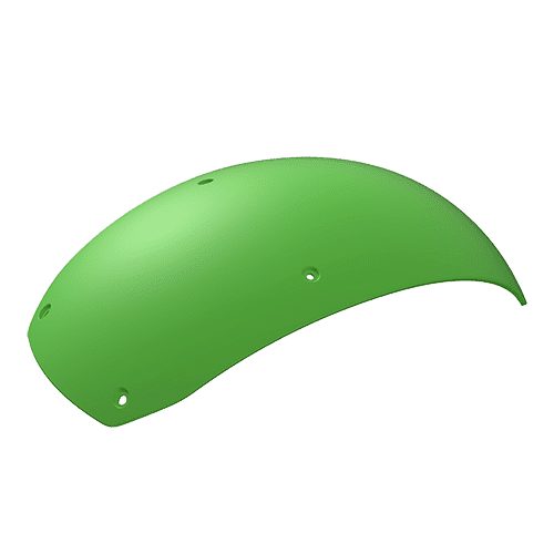 Cookie G35 skydiving helmet standard top lime green