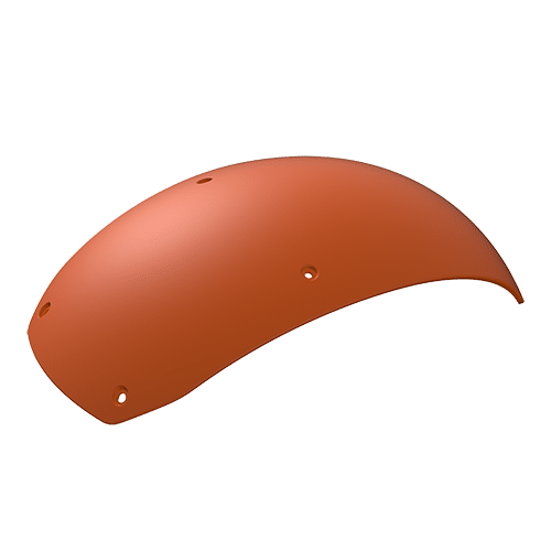 Cookie G35 skydiving helmet standard top orange