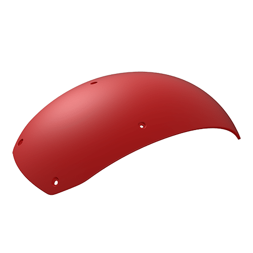 Cookie G35 skydiving helmet standard top red