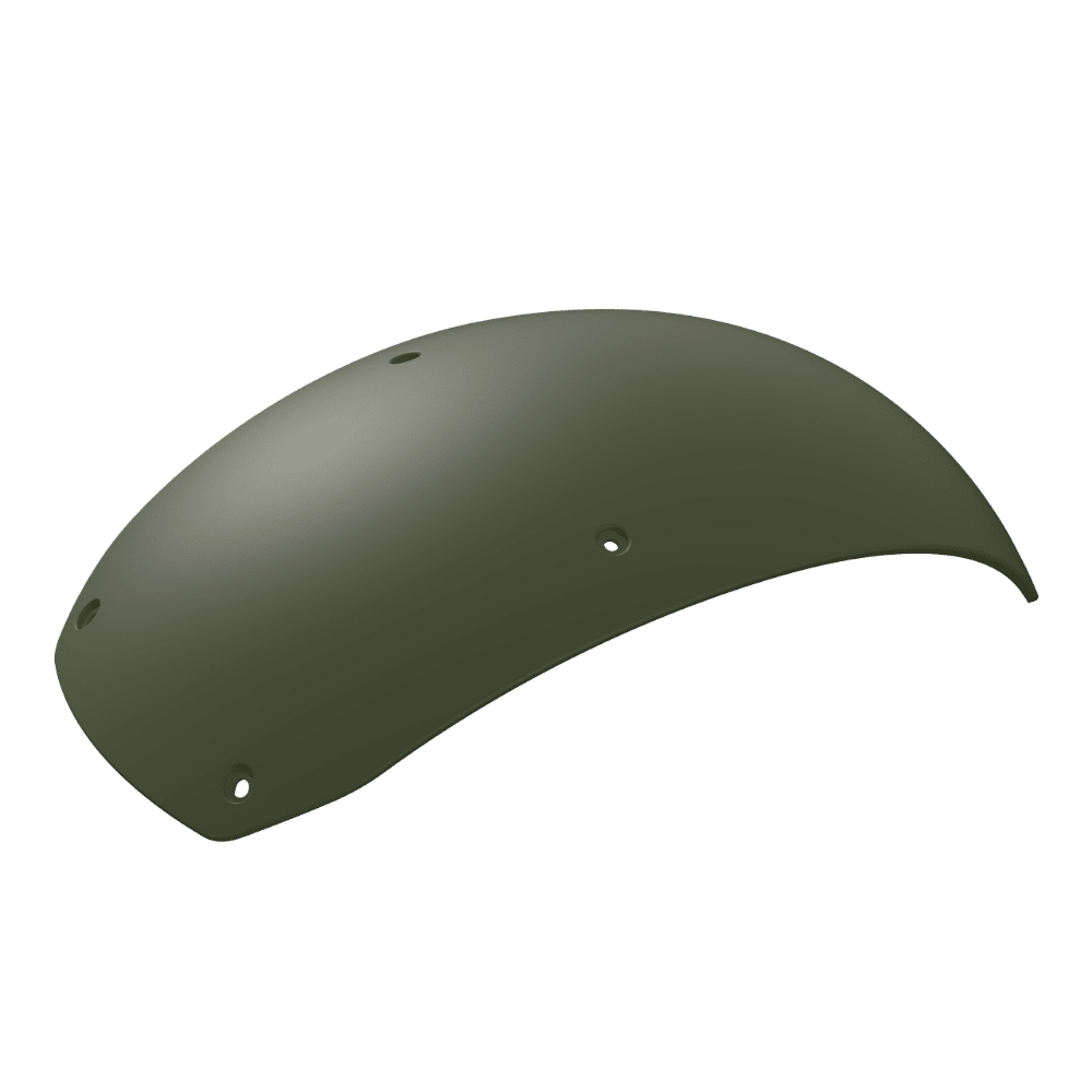 Cookie G35 skydiving helmet skid top in tactical green