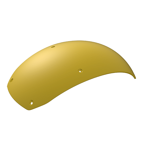 Cookie G35 skydiving helmet standard top yellow