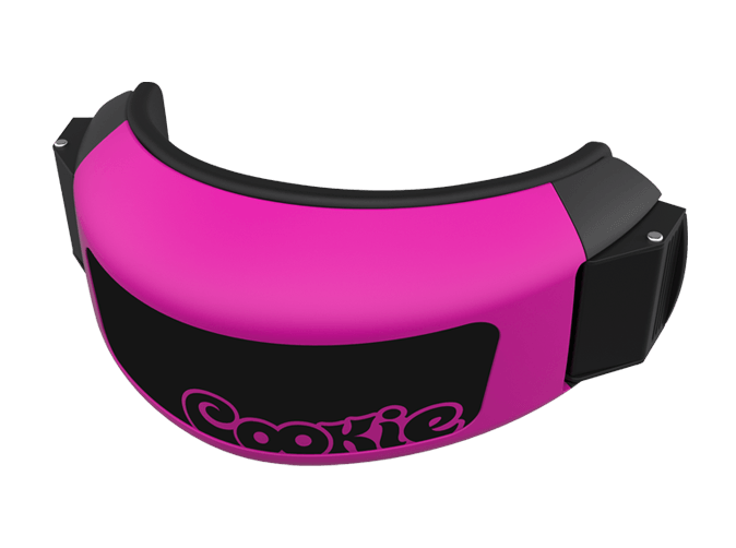 Cookie Fuel skydiving helmet cutaway chin cup bubblegum