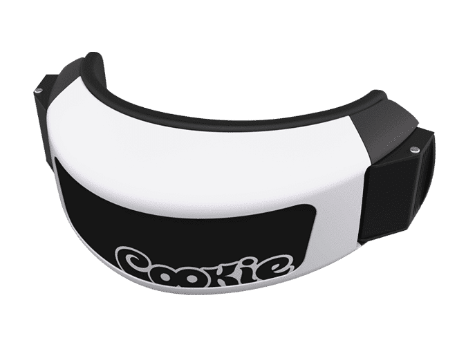 Cookie Fuel skydiving helmet cutaway chin cup white