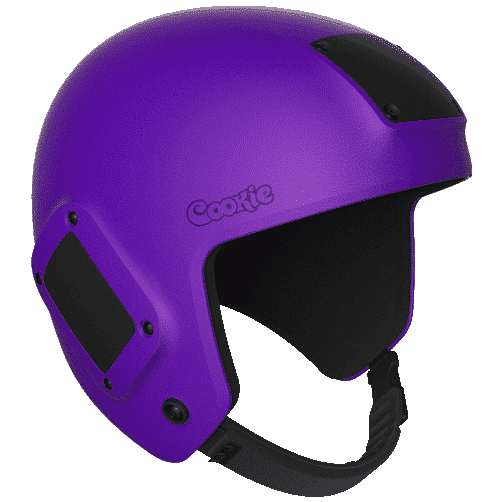 Cookie Fuel skydiving helmet purple