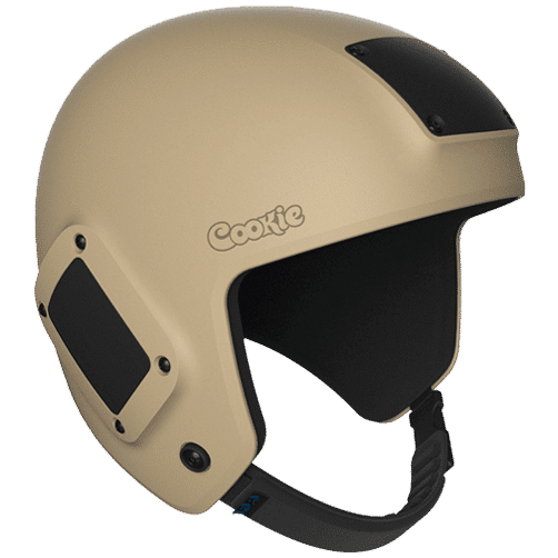 Cookie Fuel skydiving helmet sand
